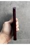 iPhone 18 Pro Max Compatible Burgundy Heart Wave 3D Glossy Phone Case with Camera Protection - 5