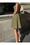 Rochie mini, kaki - 7