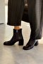 Powder Brown Genuine Leather Boots - 6