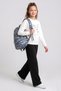 Girl's 11-15 Years Old Steel Knitted Palazzo Sweatpants Black - 2