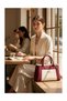 Belle Burgundy Cream Detailed Hand and Shoulder Bag - 4