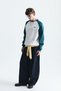 Color Block Crew Neck Sweatshirt - 2