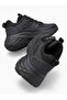 Single-Strap Stretch Elastic Leather Women's Sports Shoes; Black Black - 4