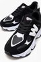 W-Li Connected Piece Leather Women's Sports Shoes Black White - 3