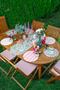 6+1 Piece Pink & Mint Green Home Sweet Home Themed Supla Runner Set