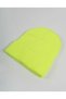 Unisex Basic Beret Neon Yellow - 3