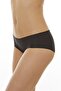 Women's Black Laser Cut Low Waist 22-119