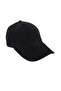 Unisex Black Suede Adjustable Cap with Velcro on the Back Baseball Cap Hat Pkr1109342 - 3