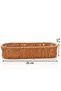 2 Decorative Wicker Organizer Baskets – Multi-Purpose Kitchen, Bathroom, and Desktop Organizer - 7
