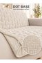 Premium Dot Based Embossed Patterned Sofa Cover Sofa Bed Cover Sofa Shawl 160X205 cm - 3