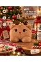 25 cm Sitting Deer Plush Toy Soft Cute Christmas Reindeer Sleeping Companion Gift Christmas Decor Plush - 3