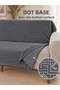 Premium Dot Based Wave Patterned Sofa Cover Sofa Bed Cover Textured Sponge-Free Sofa Wrap - 2