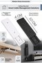 2 Pieces Adhesive Item Fixing Clip Control Panel Socket Adapter Modem Fixer Practical Snap-On Hanger Set - 3