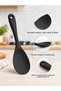 Hard Tip Silicone High Temperature Resistant Fireproof Non-Stick Cooking Spoon (22 cm) - 4