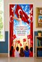 Elastic School Classroom Door Decorations, October 29Th Republic Day, Fabric Door Decorations, Classroom Door, School Event Door Decorations