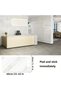 Ry Collections 60*30 .Cm White Marble Patterned Aluminum Plastic Wall Sticker Self-Adhesive - 7