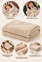 Wellsoft Baby Kids Blanket 100X150 cm Pofidik Soft Swaddle Stroller Nursery Kindergarten Cover |   Beige - 6