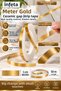Gold Tile Strip Tape 1 cm X 50 Meters Self-Adhesive Decorative Joint Tape - 5