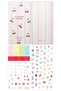 2027 Year Linen Weekly Planner Checkered Pocket Agenda 9X18 cm Cherry - 5