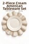 Valao Polypropylene Modern 2-Piece American Service Set 38 cm