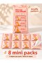 Mini Pocket Wet Wipes with Animal Pattern 8 Packs X 8 Pieces – Total 64 Pieces, Mixed Colors - 4