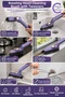 Multi-Purpose Joint Corner and Rail Cleaning Brush with Rotating Head and Tweezers - 2