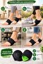 Black Flexible Foot Arch Support Pad Double Foot Gap Arch Support - 2