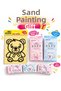 Mini Pocket Wet Wipes 8-Pack and Dry Napkins 9-Pack School Hygiene Set + Sand Painting Gift