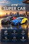 1/24 Scale Nissan Skyline Gtr R34 Diecast Car |   Alloy Sports Car Model with Sound, Light, and Pull-Back Function - 2