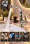Delta Chrome Herringbone Spout Sink Faucet – Stylish Design, Single Handle Modern Bathroom Faucet - 4