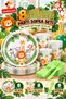 Safari Themed Birthday Party Set |   8 and 16 Person Capacity |   Plate, Cup, Fork Set |   Birthday Table Decoration 24 / 48 Pieces |   Children's Birthday Tableware Set