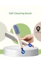 Anti-Static Hair Comb – Easy-To-Clean Compact Size with Silicone Massage Tips - Stepco9350-8