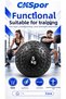5 kg Non-Springback Health Ball Slam Ball Crossfit Fitness Functional Training Weight Ball - 2