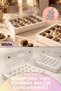 24-Compartment Chocolate Box with Transparent Bag (Empty) White