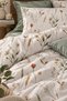 Botanical Floral Patterned Double Duvet Cover Set with Elastic Sheets 200X220 - 2