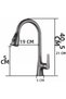 Kitchen Sink Faucet with Water Purification Outlet from the Faucet Spout, New Model, Chrome Color, Spiral and Faucet Spout, 7 Years Warranty, Imported - 5