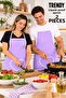 Trendy 2 Pieces Liquid Waterproof Kitchen Aprons - 2