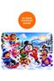 Snowman, Snow Winter, Christmas 24 Piece Wooden Puzzle - 2