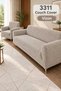 High Quality Sofa Cover Set |   3311 |   Water Pattern Jacquard Fabric Elastic Flexible Washable Sofa Bed Cover 4 Pieces | Sofa Cover