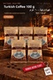 Kurukahveci Turkish Coffee 100 g X 5 Packs - Roasted in Wood Fire