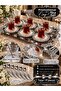 Luxurious 19-Piece Silver Tea Set - Handcrafted Cutwork Decor Glass Cup & Stainless Metal Tray and Saucer Set (6 Teaspoons Gift)