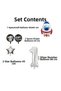 0 Year Old Space Themed Birthday Set Space Foil Shapes Silver Foil Number - 2