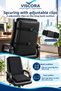 Manager's and Office Chair Cushion Set of 2 – 100% Visco Long Back and Sitting Support - 4