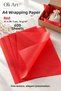 A4 Pelur Paper Red 600 Pieces – Gift Packaging, Box Decoration, and Hobby Paper