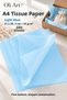 A4 Pelur Paper Light Blue 600 Pieces – Gift Packaging, Box Decoration, and Hobby Paper