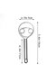 Professional Stainless Steel Dough Mixer - Danish Dough Whisk - 4
