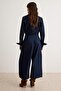 Dark Blue High Waist Baggy Jeans Twoaw27Je00314 - 4