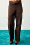 Limited Edition Kahverengi Cepli Dokuma Pantolon TWOAW27PL00077 - 3