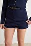 Dark Navy Blue Shorts & Bermuda Twoaw26Sr00055 - 3