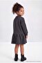 Anthracite 100% Cotton Thick Plain Knitted Dress Tkdaw27El00014 - 2